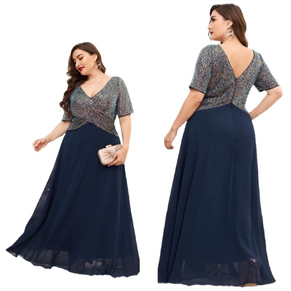 SHEIN Curve Belle Sequin Dress - Picture 5 of 5